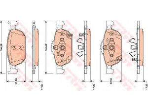 TRW GDB3476 stabdžių trinkelių rinkinys, diskinis stabdys 
 Techninės priežiūros dalys -> Papildomas remontas
45022TL1G00, 45022TL1G01