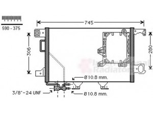 VAN WEZEL 30005564 kondensatorius, oro kondicionierius 
 Oro kondicionavimas -> Kondensatorius
209-500-0254, 2095000254, A2095000254