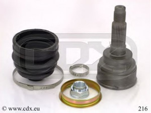 CDX 216 jungčių komplektas, kardaninis velenas 
 Ratų pavara -> Sujungimai/komplektas
F06322510, F06322510A, F06322510C