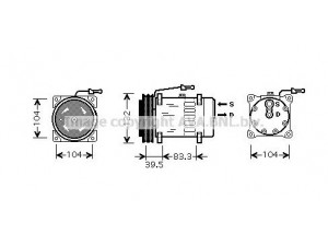 AVA QUALITY COOLING REK084 kompresorius, oro kondicionierius 
 Oro kondicionavimas -> Kompresorius/dalys
5010417679