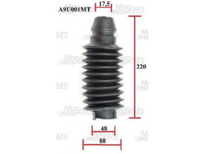 Magnum Technology A9U001MT apsauginis dangtelis/gofruotoji membrana, amortizatorius 
 Pakaba -> Amortizatorius