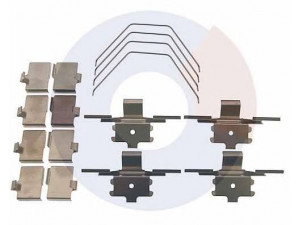 CARRAB BRAKE PARTS 2523 priedų komplektas, diskinių stabdžių trinkelės 
 Stabdžių sistema -> Diskinis stabdys -> Stabdžių dalys/priedai