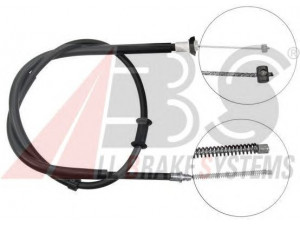 A.B.S. K16898 trosas, stovėjimo stabdys 
 Stabdžių sistema -> Valdymo svirtys/trosai
1541338, 9S512A603AA