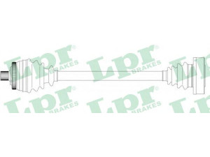 LPR DS14048 kardaninis velenas 
 Ratų pavara -> Kardaninis velenas
8D0407271AQ, 8D0407451AV, 8D0407451AX