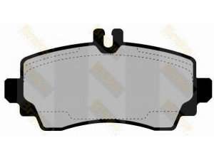 Brake ENGINEERING PA1248 stabdžių trinkelių rinkinys, diskinis stabdys 
 Techninės priežiūros dalys -> Papildomas remontas
1684201220, 1684201520