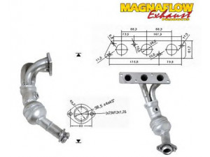 MAGNAFLOW 74505 katalizatoriaus keitiklis 
 Išmetimo sistema -> Katalizatoriaus keitiklis
LKC000430