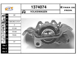 SNRA 1374074 stabdžių apkaba 
 Dviratė transporto priemonės -> Stabdžių sistema -> Stabdžių apkaba / priedai
171615108D