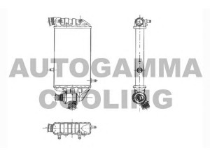 AUTOGAMMA 104360 radiatorius, variklio aušinimas
1465460