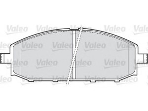 VALEO 598524 stabdžių trinkelių rinkinys, diskinis stabdys 
 Techninės priežiūros dalys -> Papildomas remontas
41060-VC091, 41060VC091, D1060-VC091