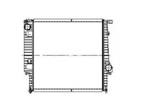 NRF 509626 radiatorius, variklio aušinimas 
 Aušinimo sistema -> Radiatorius/alyvos aušintuvas -> Radiatorius/dalys
17111712850, 17111719259, 1712850