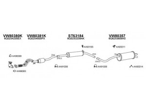 VENEPORTE 800182 išmetimo sistema 
 Išmetimo sistema -> Išmetimo sistema, visa