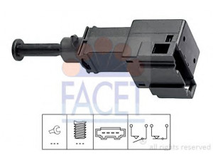FACET 7.1151 stabdžių žibinto jungiklis 
 Stabdžių sistema -> Stabdžių žibinto jungiklis
955 613 110 31, 955 613 110 32