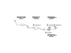 VENEPORTE 400331 išmetimo sistema 
 Išmetimo sistema -> Išmetimo sistema, visa