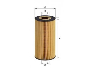 UNIFLUX FILTERS XOE161 alyvos filtras 
 Techninės priežiūros dalys -> Techninės priežiūros intervalai
270 180 00 09, 270 180 01 09, 270 184 00 25