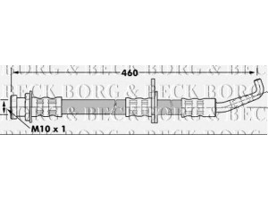 BORG & BECK BBH7263 stabdžių žarnelė 
 Stabdžių sistema -> Stabdžių žarnelės
9094702B97
