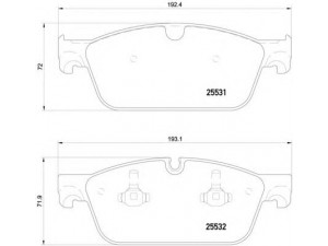 BREMBO P 50 112 stabdžių trinkelių rinkinys, diskinis stabdys 
 Techninės priežiūros dalys -> Papildomas remontas
0064203720, 0074200920, A0064203720