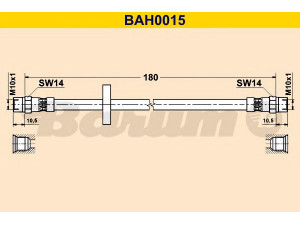 BARUM BAH0015 stabdžių žarnelė 
 Stabdžių sistema -> Stabdžių žarnelės
321 611 775, 431 611 775 A, 433 611 775 A