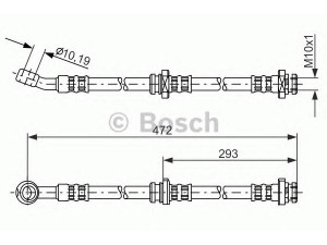 BOSCH 1 987 481 148 stabdžių žarnelė 
 Stabdžių sistema -> Stabdžių žarnelės
46210 5F002