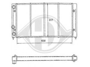 DIEDERICHS 8138166 radiatorius, variklio aušinimas 
 Aušinimo sistema -> Radiatorius/alyvos aušintuvas -> Radiatorius/dalys
353121253N