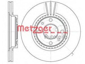 METZGER 6144.10 stabdžių diskas 
 Stabdžių sistema -> Diskinis stabdys -> Stabdžių diskas
40206-00QAA, 4020600Q0E, 4020600Q0K