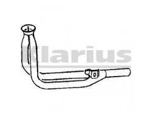 KLARIUS 120202 išleidimo kolektorius 
 Išmetimo sistema -> Išmetimo vamzdžiai
867253091A, 8672593091A, 867253091A