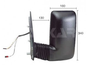 ALKAR 9238977 išorinis veidrodėlis 
 Kėbulas -> Keleivių kabina -> Durys/dalys
500325730