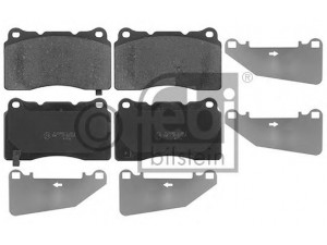 FEBI BILSTEIN 116151 stabdžių trinkelių rinkinys, diskinis stabdys 
 Techninės priežiūros dalys -> Papildomas remontas
13329562, 13 329 562, 13329562