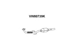 VENEPORTE VW80739K katalizatoriaus keitiklis
6X0253058JX