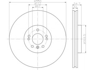 HELLA PAGID 8DD 355 113-181 stabdžių diskas 
 Stabdžių sistema -> Diskinis stabdys -> Stabdžių diskas
1644210512, 1644211412, 1664210712
