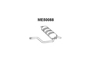 VENEPORTE ME50088 galinis duslintuvas 
 Išmetimo sistema -> Duslintuvas
1244902121, 1244918801