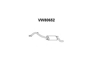 VENEPORTE VW80652 galinis duslintuvas
044253609AJ