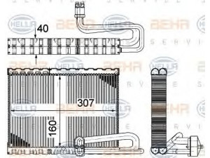 HELLA 8FV 351 331-301 garintuvas, oro kondicionierius
8 512 028 2