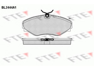 FTE BL2444A1 stabdžių trinkelių rinkinys, diskinis stabdys 
 Techninės priežiūros dalys -> Papildomas remontas
60 25 371 662