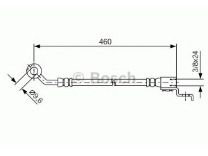 BOSCH 1 987 481 083 stabdžių žarnelė 
 Stabdžių sistema -> Stabdžių žarnelės
52008674, 52008674AC