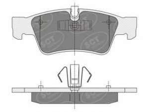 SCT Germany SP 353 stabdžių trinkelių rinkinys, diskinis stabdys 
 Techninės priežiūros dalys -> Papildomas remontas
0044205220, A0044205220