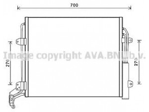 AVA QUALITY COOLING VWA5324 kondensatorius, oro kondicionierius
