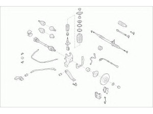 ZF Parts OPEL-CORSA-FZ001 vairavimo mechanizmas; rato pakaba 
 Ašies montavimas/vairavimo mechanizmas/ratai -> Prekių paieška pagal schemą