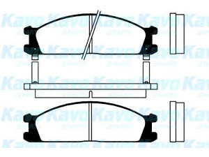 KAVO PARTS BP-6520 stabdžių trinkelių rinkinys, diskinis stabdys 
 Techninės priežiūros dalys -> Papildomas remontas
V9118L002, 4106005N90, 4106005N93