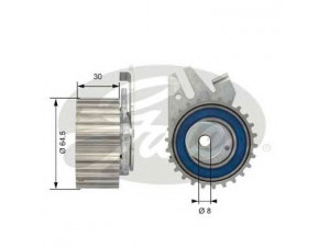 GATES T43042 įtempiklio skriemulys, paskirstymo diržas