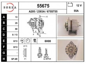 EAI 55675 kintamosios srovės generatorius