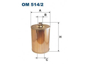 FILTRON OM514/2 alyvos filtras
L47430, L48430, PB3052, PM2390