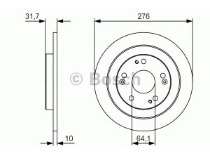 BOSCH 0 986 479 U83 stabdžių diskas 
 Dviratė transporto priemonės -> Stabdžių sistema -> Stabdžių diskai / priedai
42510-TV0-E00