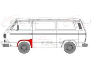 BLIC 6504-03-9557331P sparnas 
 Kėbulas -> Transporto priemonės priekis -> Sparnas/montavimo dalys
251809253