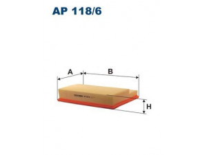 FILTRON AP118/6 oro filtras 
 Techninės priežiūros dalys -> Techninės priežiūros intervalai
6040940104, 6040940404, 6040941304