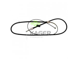 KAGER 19-6293 trosas, stovėjimo stabdys 
 Stabdžių sistema -> Valdymo svirtys/trosai
6394201385