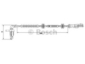 BOSCH 0 265 008 294 jutiklis, rato greitis
60 40 005 450, 82 00 195 830