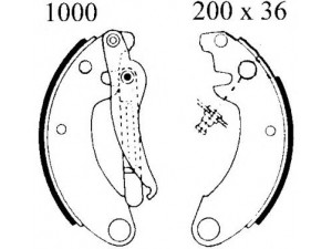BSF 01000 stabdžių trinkelių komplektas 
 Techninės priežiūros dalys -> Papildomas remontas
AZ451016A