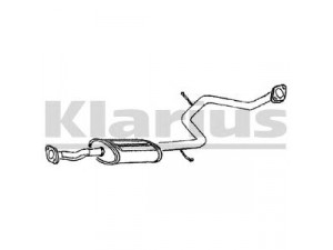 KLARIUS 260742 vidurinis duslintuvas 
 Išmetimo sistema -> Duslintuvas
0K23N40300B