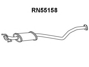 VENEPORTE RN55158 priekinis duslintuvas 
 Išmetimo sistema -> Duslintuvas
8200048836