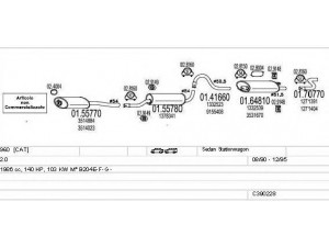 MTS C390228008155 išmetimo sistema